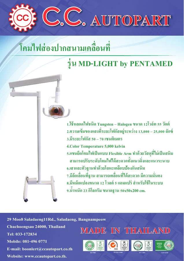 ปก โคมไฟส่องปากสนาม MD-LIGHT
