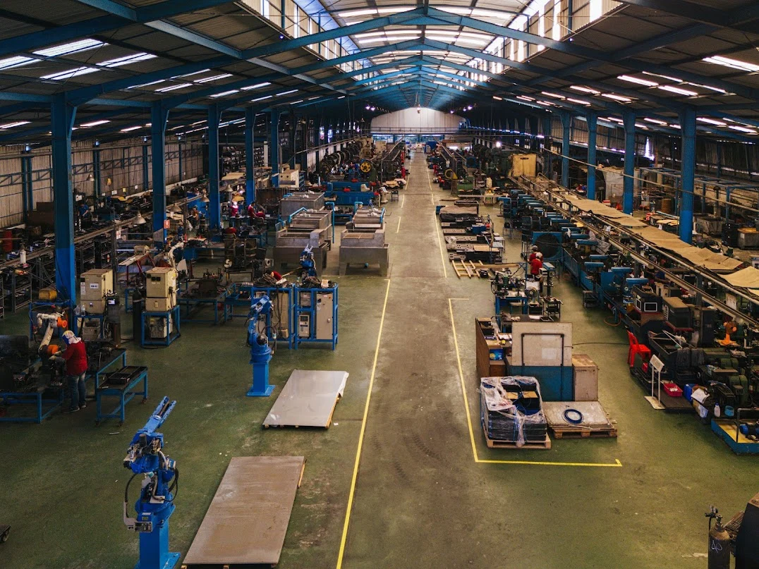 พื้นที่ผลิตและเครื่องจักรภายในโรงงาน C.C. Autopart